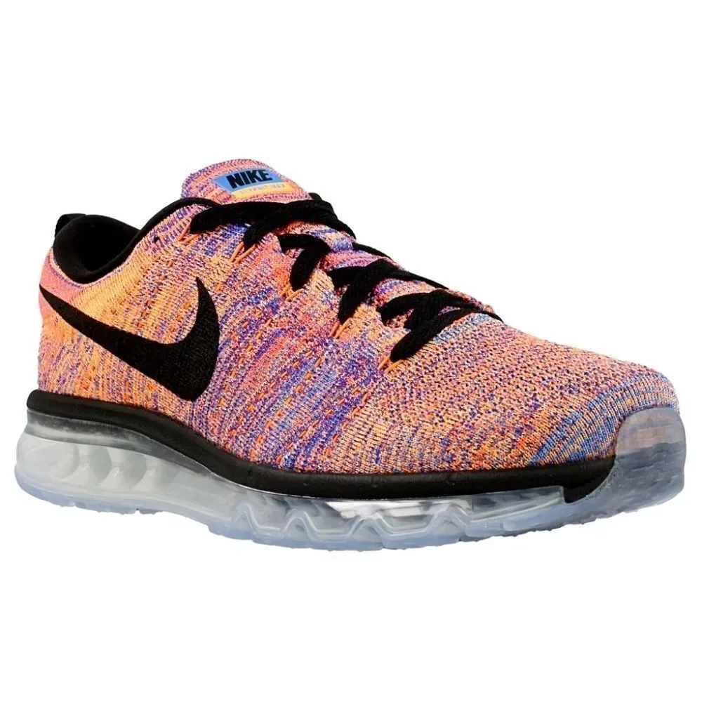 New NIKE FLYKNIT MAX Mens 9 US or Womens 10.5 concord crimson